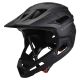 Wozinsky full-face bicycle helmet with removable visor, lightweight, L - black