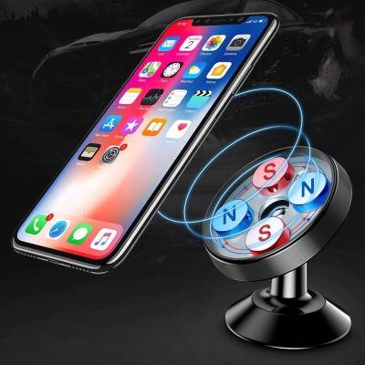 19. Wozinsky Magnetic Car Mount for Dashboard 360 Self-Adhesive Black (WMH-05)