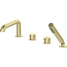 Bateria wannowa 4-otworowa z zestawem prysznicowym BQS_R14M 5907650826965