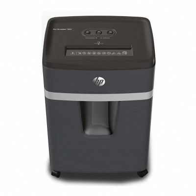 4. HP PRO SHREDDER 18CC Paper Shredder, Micro-Cut, P-4, 18 Sheets, 25 L, Dark Grey
