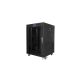 LANBERG FLOOR RACK CABINET 19" 15U 600X600 GLASS DOOR LCD BLACK FF01-6615-12BL (FLAT PACK)