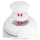 4. Clatronic FFR 2916 fryer (1 l; 840W; white)