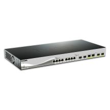 D-Link DXS-1210-12TC/E Network Link Managed L2 10G Ethernet (100/1000/10000) 1U Black, Silver