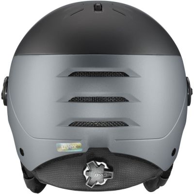 6. UVEX Wanted Visor pro V Ski Helmet, Matte Black