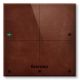 2. Grenton Touch panel / 4 touch fields / TF-Bus / dark front made of natural leather