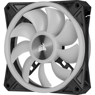 13. Corsair iCUE QL140 RGB PWM Fan - 140mm, Black