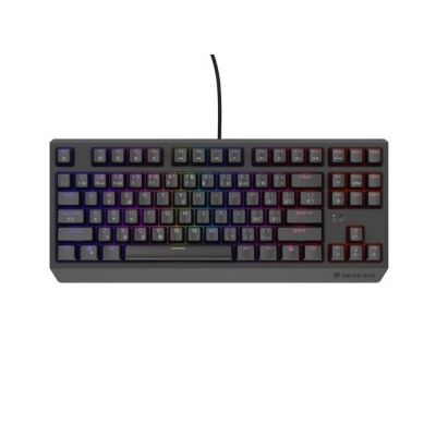 GENESIS THOR 230 TKL CZ/SK RGB MECHANICAL GAMING KEYBOARD OUTEMU RED BLACK HOT SWAP