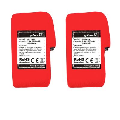 10. GLOVII HEATED THERMOACTIVE UNDERWEAR SET, SWEATSHIRT AND PANTS, SIZE M, ORANGE, BATTERIES AND CHARGER INCLUDED, GXRM