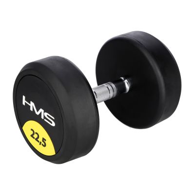 2. Rubber-coated dumbbell 22.5kg HMS HG PRO 22.5