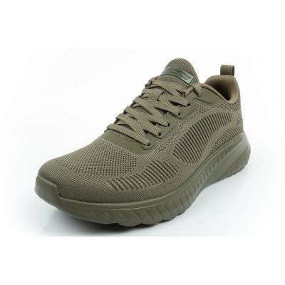 3. Skechers Bobs Squad Chaos Men's Sports Shoes Light Olive