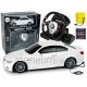 Remote Control Car BMW M3 White Remote Control Steering Wheel 1:18 Sound Lights