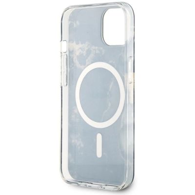 7. Guess GUHMP14SHTMRSK iPhone 14 6.1" black/black hardcase Golden Marble MagSafe