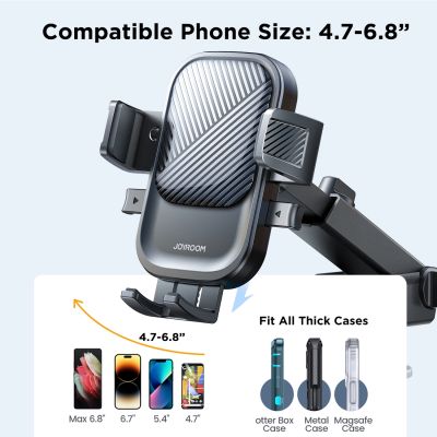 8. Joyroom JR-OK6 Car Phone Holder for Dashboard - Black