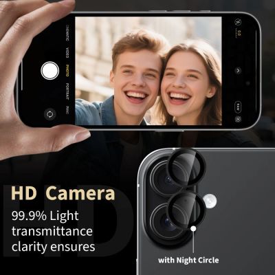 3. Tech-Protect Camring Fit+ Camera Cover for iPhone 17 - Black