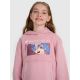 6. Girls' sweatshirt with hood, open, 4F 4FJRAW25TSWSF2294-54S
