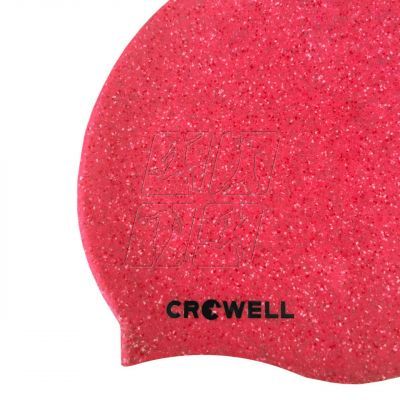 2. Silicone swimming cap Crowell Recycling Pearl pink col.3