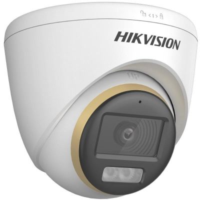 4. Hikvision Turbo HD with ColorVu DS-2CE72DF3T-LSE(2.8mm) Pan & Tilt CCTV Security Camera Indoor/Outdoor 1920 x 1080 px Ceiling/Wall