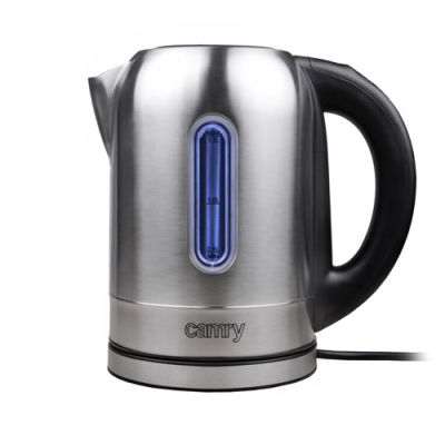 13. Electric kettle Adler CR 1253 (2200W 1.7l; stainless steel color)