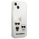 4. Karl Lagerfeld Transparent Karl & Choupette Case for iPhone 13 mini - transparent