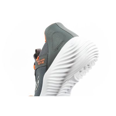 7. Skechers Bounder Slip-ins Junior Children's Sports Shoes Gray