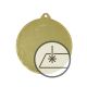 Medal with engraving on laminate