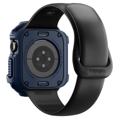 4. Spigen Rugged Armor Case for Apple Watch 42mm - Navy Blue