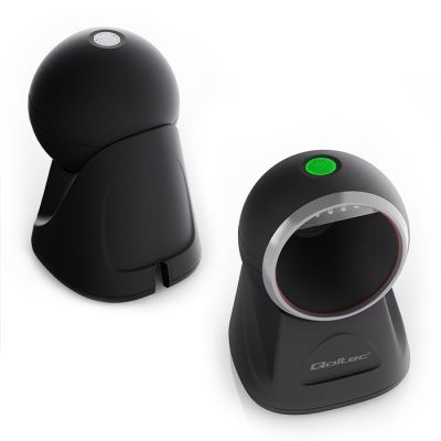 4. Qoltec Stationary Precision Barcode and QR Scanner 1D | 2D