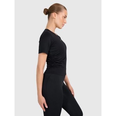 4. Women's quick-drying yoga and pilates top 4F 4FWAW25TFTSF1524-20S