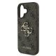 6. Guess 4G Big Logo Case for iPhone 16 - Brown