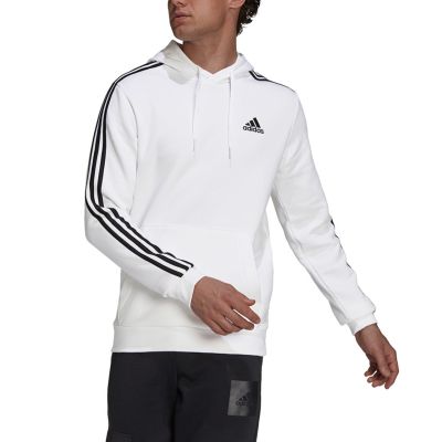 20. adidas Essentials Fleece 3-Stripes Hoodie M GU2522