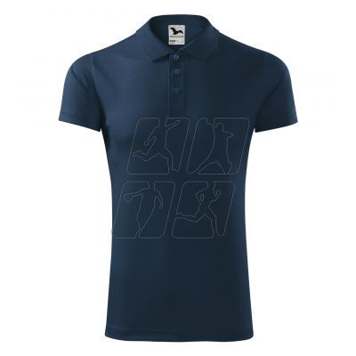 3. Malfini Victory M MLI-21702 navy blue polo shirt