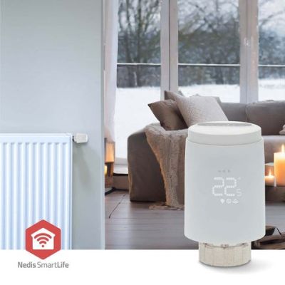 5. Nedis SmartLife ZBHTR20WT ZigBee Smart Radiator Thermostat