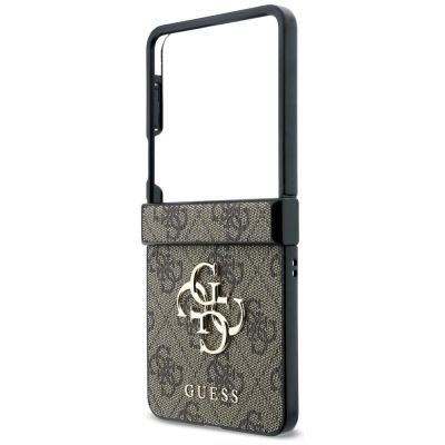 5. Guess Big 4G Logo Case for Samsung Galaxy Z Flip 8 - Brown
