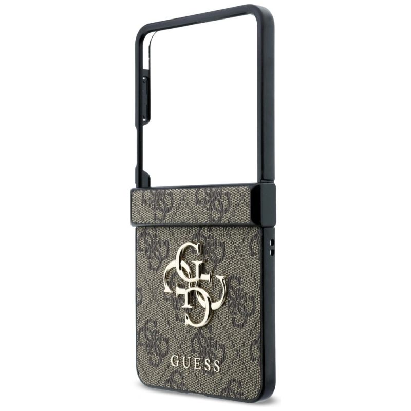 5. Guess Big 4G Logo Case for Samsung Galaxy Z Flip 8 - Brown