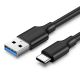 Ugreen US184 20883 USB-A 3.0 / USB-C 3A cable 1.5m - black
