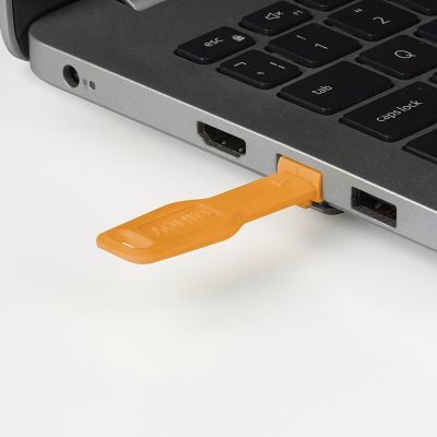 4. Lindy 47898 Port Blocker RJ-45 Port Blocker Orange Acrylonitrile Butadiene Styrene (ABS) 20 pcs.