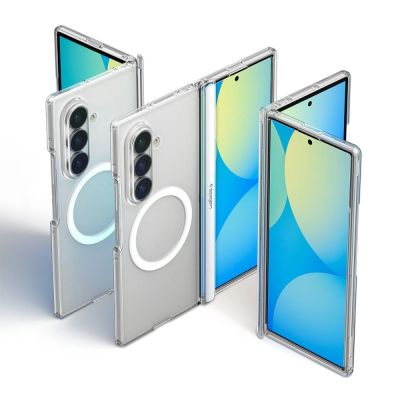 5. Spigen Ultra Hybrid Pro MagSafe Case for Samsung Galaxy Z Fold 8 Ultra - Clear and White