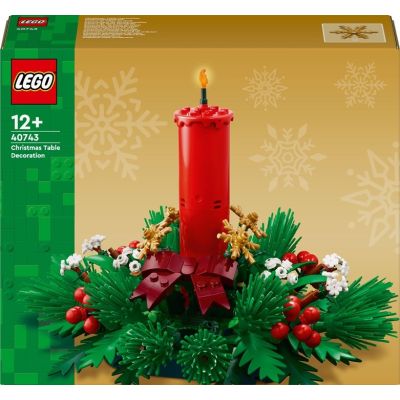 9. LEGO Iconic 40743 Christmas Table Decoration