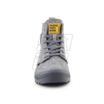 2. Palladium Pampa Hi Merino shoes 74377-027-M Gray