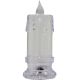 13. DECORATIVE CANDLE 5x11CM DECORATED LED