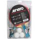 14. ENERO TABLE TENNIS SET 2 RACKETS 3 BALLS AND NET