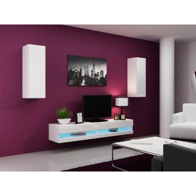3. TV cabinet VIGO NEW '180' 30/180/40 white/white combination