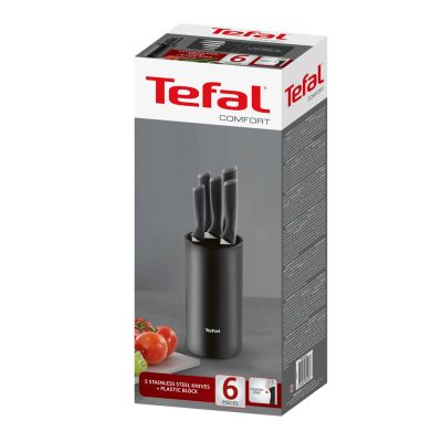 5. Tefal K2216S74 kitchen knife Stainless steel 5 pcs.
