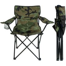 FOLDING CAMPING CHAIR 50X50X80CM CAMUFLAGE ENERO CAMP