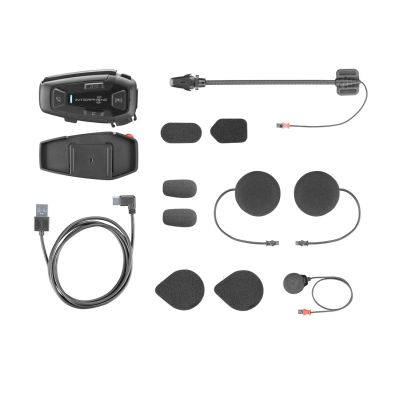 7. INTERPHONE U-COM 8R motorcycle intercom, set for 1 helmet