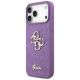 2. Guess Fixed Glitter Big 4G case for iPhone 17 Pro Max - purple