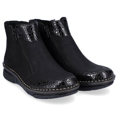 45. Comfortable, insulated ankle boots with zippers Rieker W RKR555