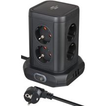 Brennenstuhl 1153560010 2 m power strip 8 x network sockets Indoor Black