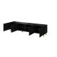2. TV cabinet PAFOS 200x40x52 black matt