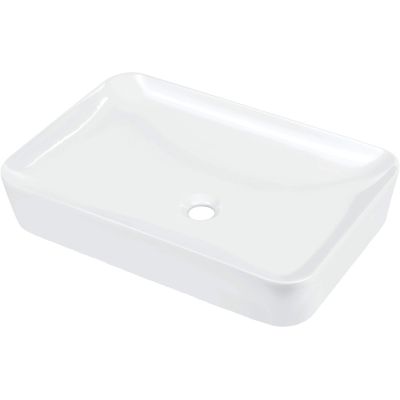 Ceramic countertop washbasin - 60x40 cm